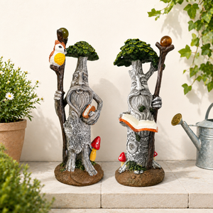 Rustic woodland tree men decor for balconies and patios