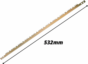 21" Bow Saw Blade Heavy Duty Hard Point Tree Wood Branch Log Garden Sharp