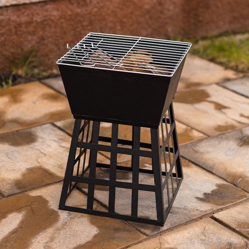 Gothic style fire pit for garden entertaining and summer evenings