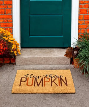 Halloween coir entrance mat