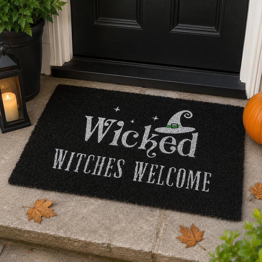 Gothic front porch doormat