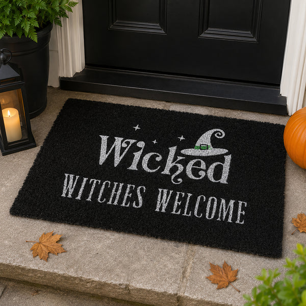 Gothic front porch doormat