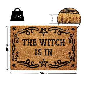 Halloween front door coir mat