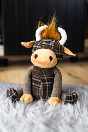 Hamish Highland Cow weighted fabric door stop