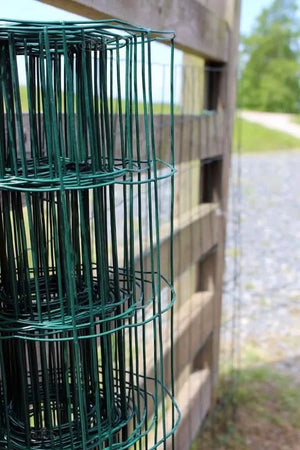 Heavy duty welded wire fence for garden protection