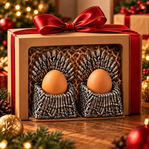 2 Fantasy Throne Egg Cup Breakfast Set