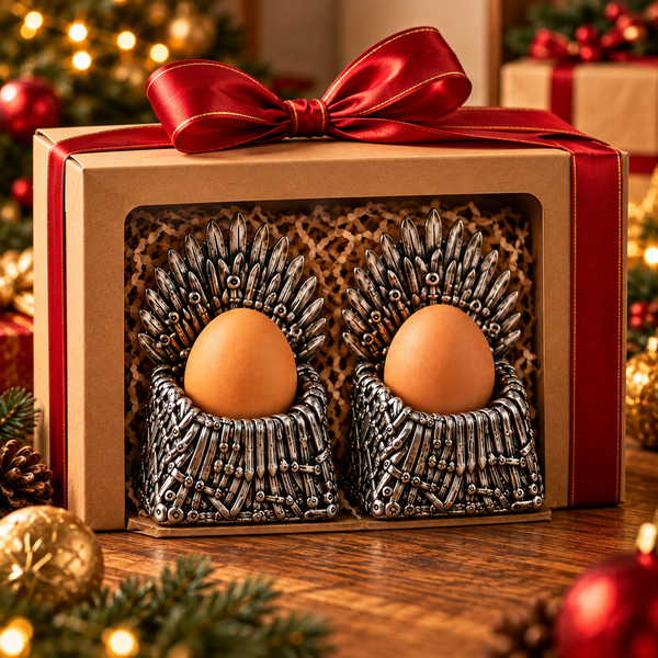 2 Fantasy Throne Egg Cup Breakfast Set