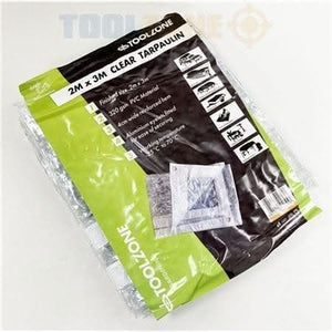 2m x 3m Clear PVC Tarpaulin