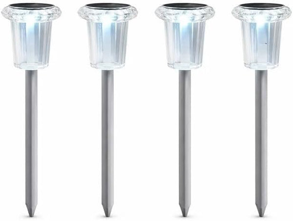 Outdoor solar garden lights for pathways