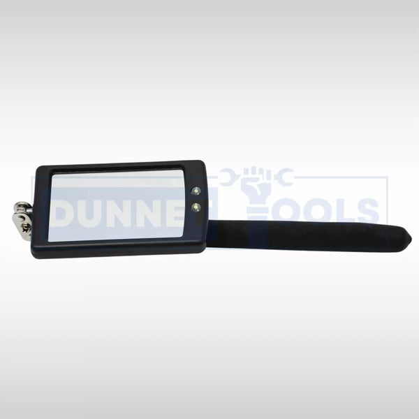 LED inspection mirror for engine repairs