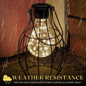 copper cage lantern