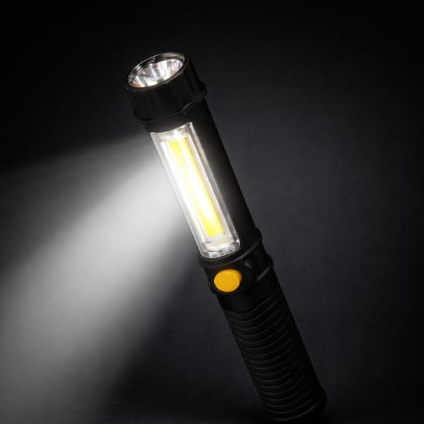 Magnetic LED torch for vehicle maintenance