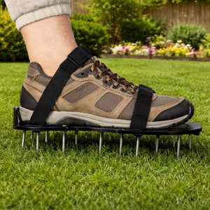 Garden Lawn Aerator Spike Shoes for Grass Aeration & Healthy Lawn Care
