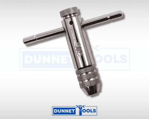 M3-M8 ratchet tap wrench for threading and thread repair