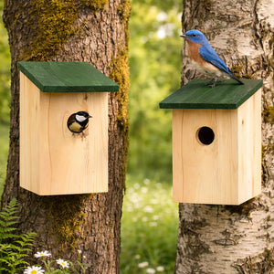 2pc Bird Nesting Box for Garden