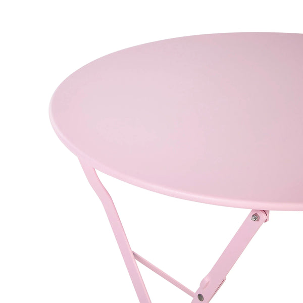 Pink 3-Piece Outdoor Bistro Set