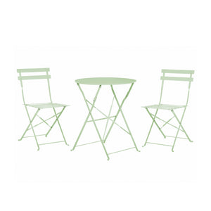 Sage Green 3-Piece Outdoor Bistro Set