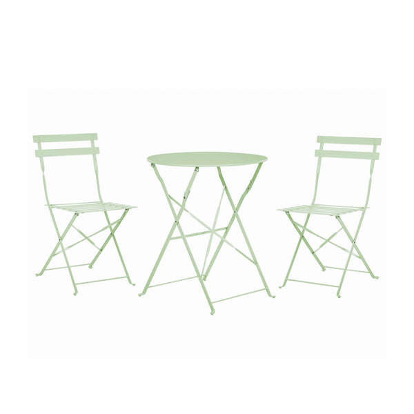 Sage Green 3-Piece Outdoor Bistro Set