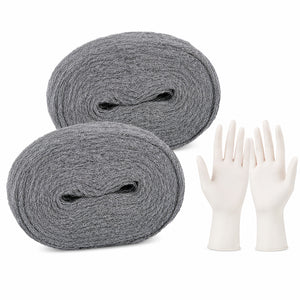 Steel Wool for Mice 2 Pack Rodent Control Rolls