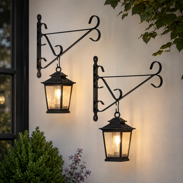 Heavy Duty Hanging Basket Brackets 2 Pack