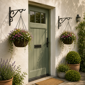 2 Pack Heavy Duty Hanging Basket Brackets 14/17"