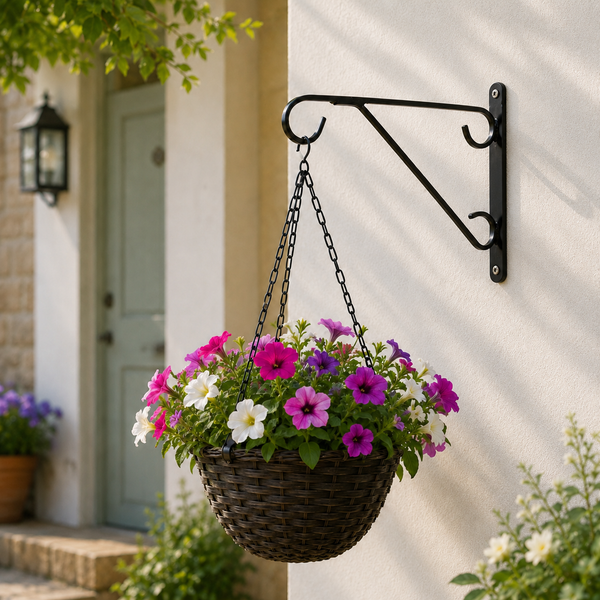 2 Pack Heavy Duty Outdoor Plant Hanger Wall Brackets