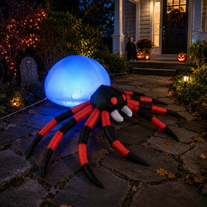 8ft Giant LED Inflatable Halloween Spider Decoration