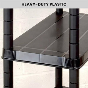 Compact three shelf organiser for home storage
