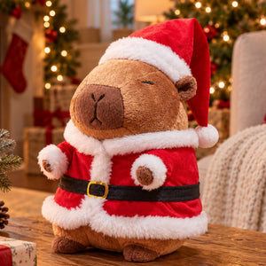 Plush Capybara Teddy Christmas Decoration