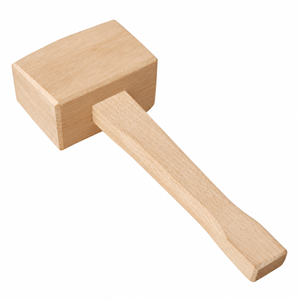 Beechwood Carpenter's Mallet Wooden Woodworking Hammer