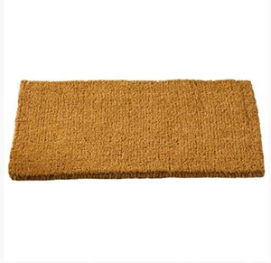Heavy duty coir mat protecting indoor floors