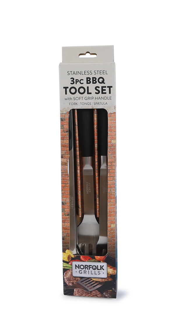 Stainless steel BBQ utensils