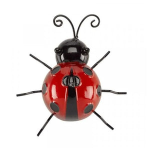 Novelty-Hand-Painted-Steel-Garden-Wall-Decor-Art-Large-Ladybird-2