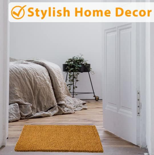 Durable coconut fibre mat for home entrance