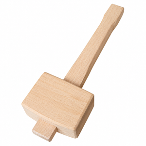 Beechwood Carpenter's Mallet Wooden Woodworking Hammer
