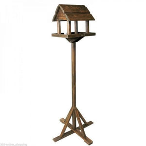 Premium-Wooden-Bird-Table-Garden-Birds-Feeder-1