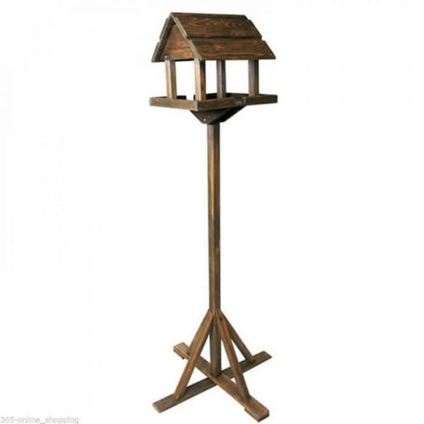 Premium-Wooden-Bird-Table-Garden-Birds-Feeder-1
