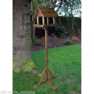 Premium-Wooden-Bird-Table-Garden-Birds-Feeder-3