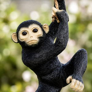 Swinging Resin Monkey Garden Tree Ornament