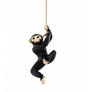 Swinging Resin Monkey Garden Tree Ornament