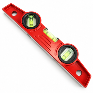 250mm Magnetic Torpedo Spirit Level with 3 Vials