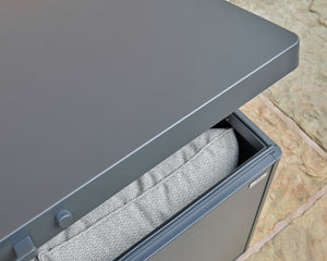 Lockable patio storage box