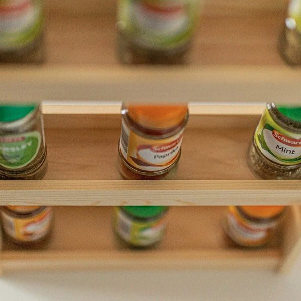 3 Tier Wooden Spice Rack Kitchen Storage Shelf