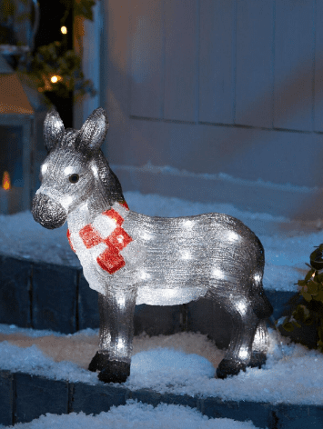 LED Donkey Christmas Decoration