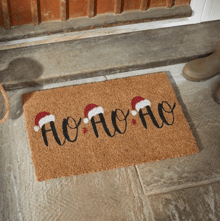 Ho Ho Ho! Christmas Coir Welcome Mat