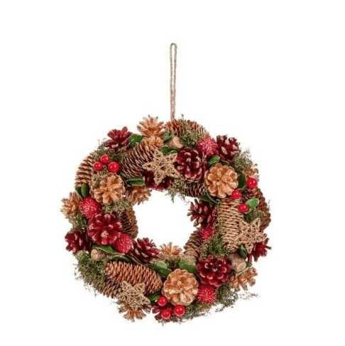 Christmas Artificial Hanging Wreath Decoration