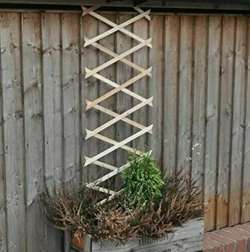 wooden trellis 6ft x 3ft 6ft x 3ft Expanding Wooden Garden Trellis Lattice Fence Panel