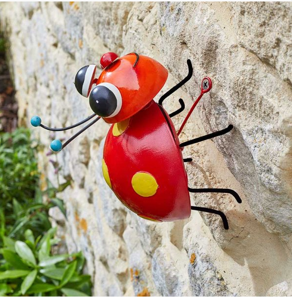 Medium Crazee Ladybug Wall Art
