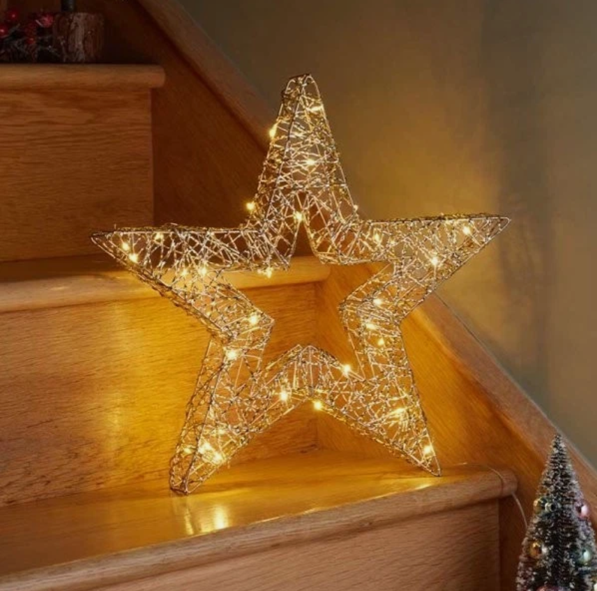 38cm LED Light-Up Christmas Star