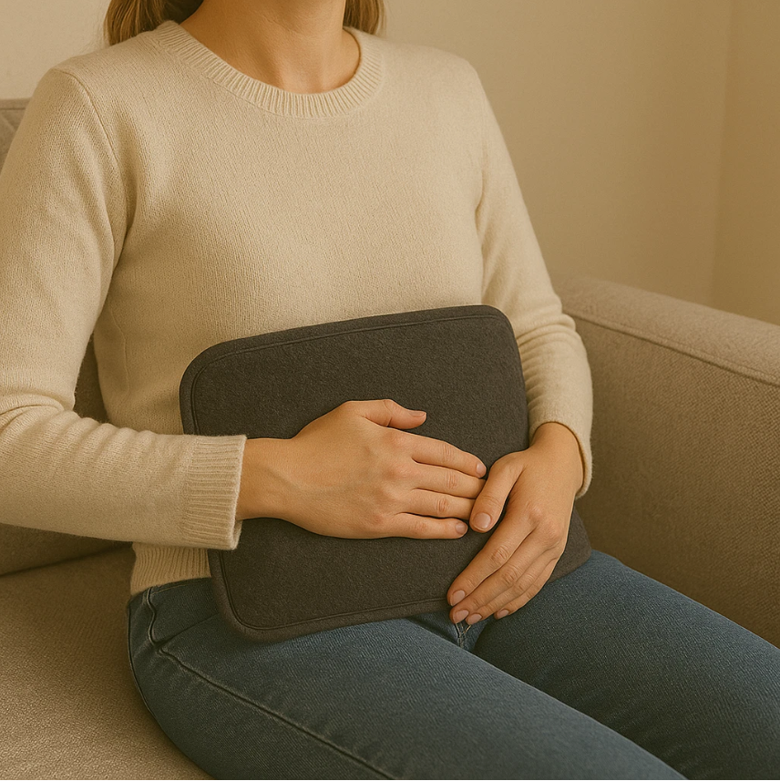 Electrical Rechargeable Dark Grey Hot Water Bottle